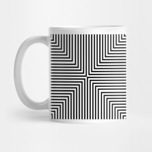 Black and White Op Art 7 Mug